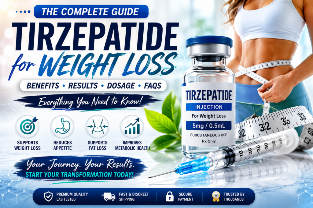 Tirzepatide for Weight Loss Complete Guide 2026 – Benefits, Results and Weekly Weight Management Solution